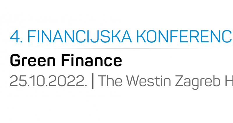 4. FINANCIJSKA KONFERENCIJA: Green Finance, 25.10.2022.