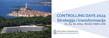 CONTROLLING DAYS 2024: Strategija i transformacija, 23.-24.05.2024., hotel Lone, Rovinj