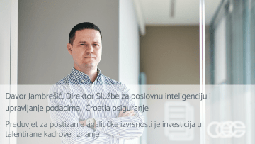 [INTERVJU] Davor Jambrešić, Direktor Službe za poslovnu inteligenciju i upravljanje podacima | Preduvjet za postizanje analitičke izvrsnosti je investicija u talentirane kadrove i znanje