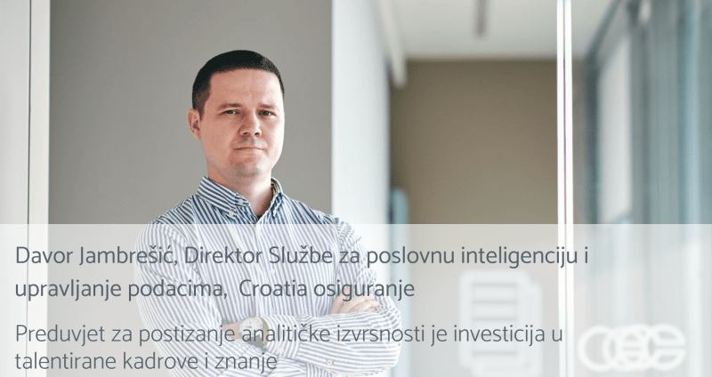 [INTERVJU] Davor Jambrešić, Direktor Službe za poslovnu inteligenciju i upravljanje podacima | Preduvjet za postizanje analitičke izvrsnosti je investicija u talentirane kadrove i znanje