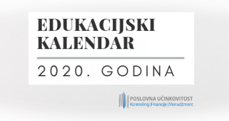 [EDUKACIJSKI KALENDAR] 2020. godina