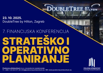 7. FINANCIJSKA KONFERENCIJA: Strateško i operativno planiranje