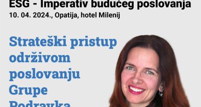 Strateški pristup održivom poslovanju Grupe Podravka