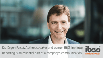 [INTERVIEW] Dr. Jürgen Faisst, Author, speaker and trainer, IBCS Institute | Reporting is an essential part of a company’s communication