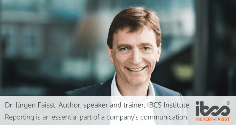 [INTERVIEW] Dr. Jürgen Faisst, Author, speaker and trainer, IBCS Institute | Reporting is an essential part of a company’s communication