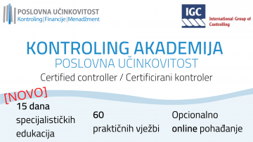 KONTROLING AKADEMIJA POSLOVNA UČINKOVITOST KONTROLING AKADEMIJA POSLOVNA UČINKOVITOST