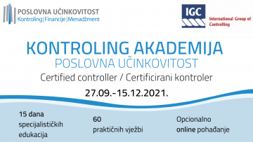 KONTROLING AKADEMIJA POSLOVNA UČINKOVITOST KONTROLING AKADEMIJA POSLOVNA UČINKOVITOST