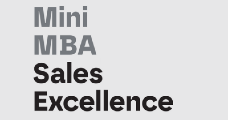 MINI MBA SALES EXCELLENCE