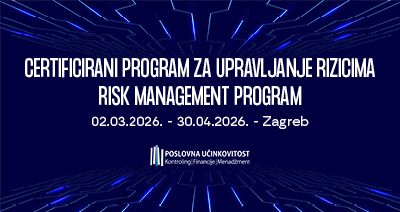 CERTIFICIRANI PROGRAM ZA UPRAVLJANJE RIZICIMA - RISK MANAGEMENT PROGRAM