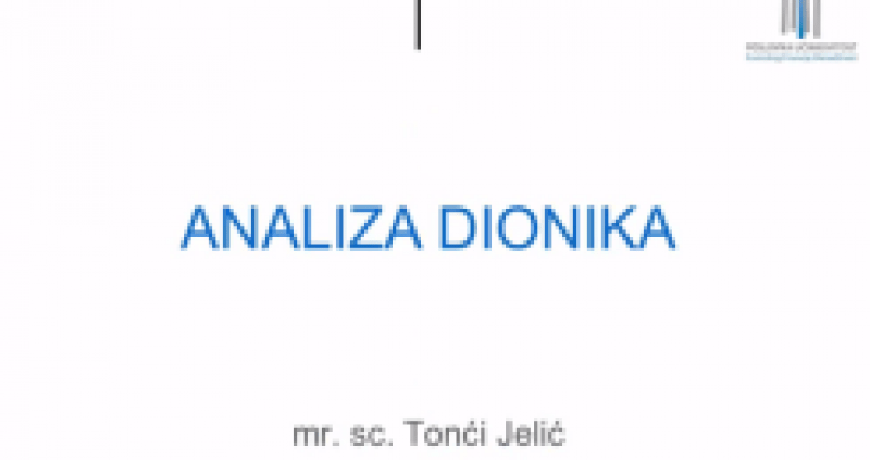 [VIDEO] Analiza dionika - Projektni kontroling