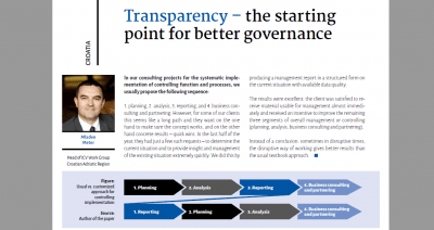Transparentnost – ishodišna točka za bolje upravljanje