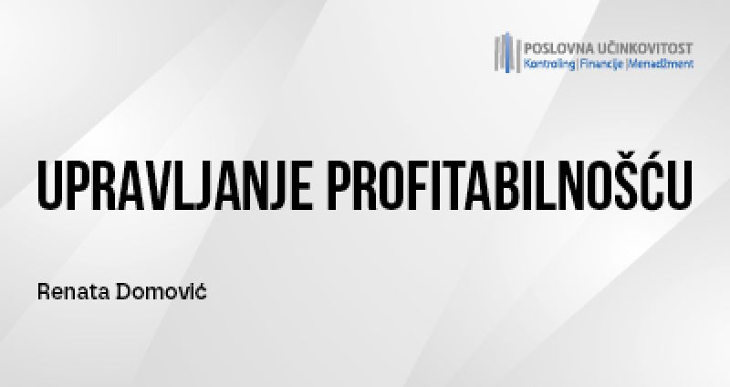 Upravljanje profitabilnošću