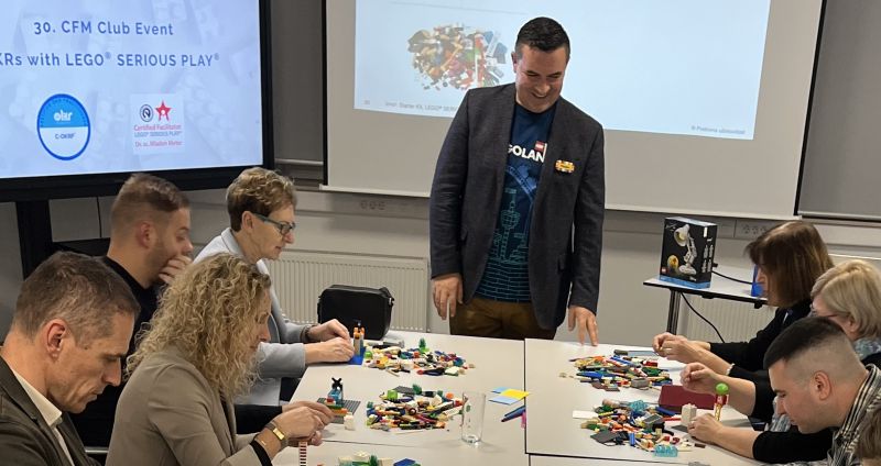 Uspješno je održan 30. CFM Club Event: OKRs with LEGO® SERIOUS PLAY®!