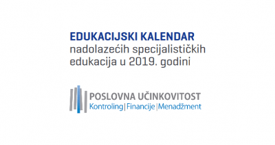 [NAJAVA] Edukacijski kalendar za 2019. godinu