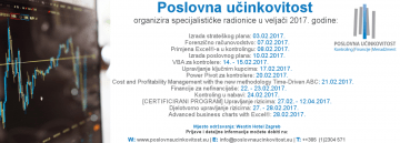 SPECIJALISTIČKE RADIONICE U 02/2017 SPECIJALISTIČKE RADIONICE U 02/2017