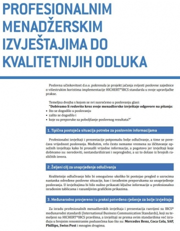 Koja su ključna pitanja za unaprjeđenje menadžerskih izvještaja? Koja su ključna pitanja za unaprjeđenje menadžerskih izvještaja?