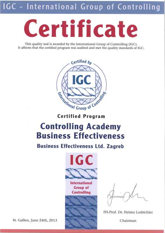  Primjeri IGC certifikata